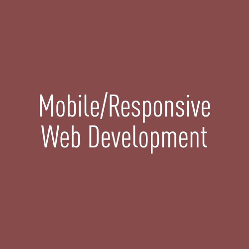 Mobile / Responsive web development