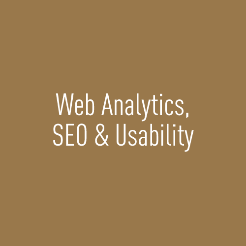 Web Analytics, SEO und Usability (UX)